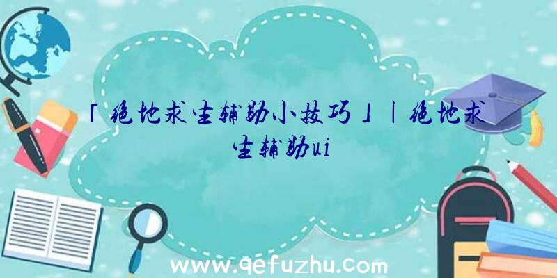 「绝地求生辅助小技巧」|绝地求生辅助ui